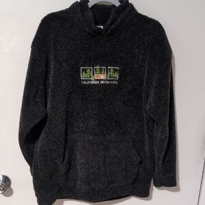 California Redwoods Black Teddy Bear Sweatshirt